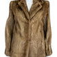 Vintage Brown Mink Fur Coat