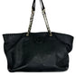 Tory Burch Black Pebbled Leather Purse