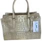 Brahmin Champagne 'Finley Carryall-Stardust Melbourne' Designer Handbag