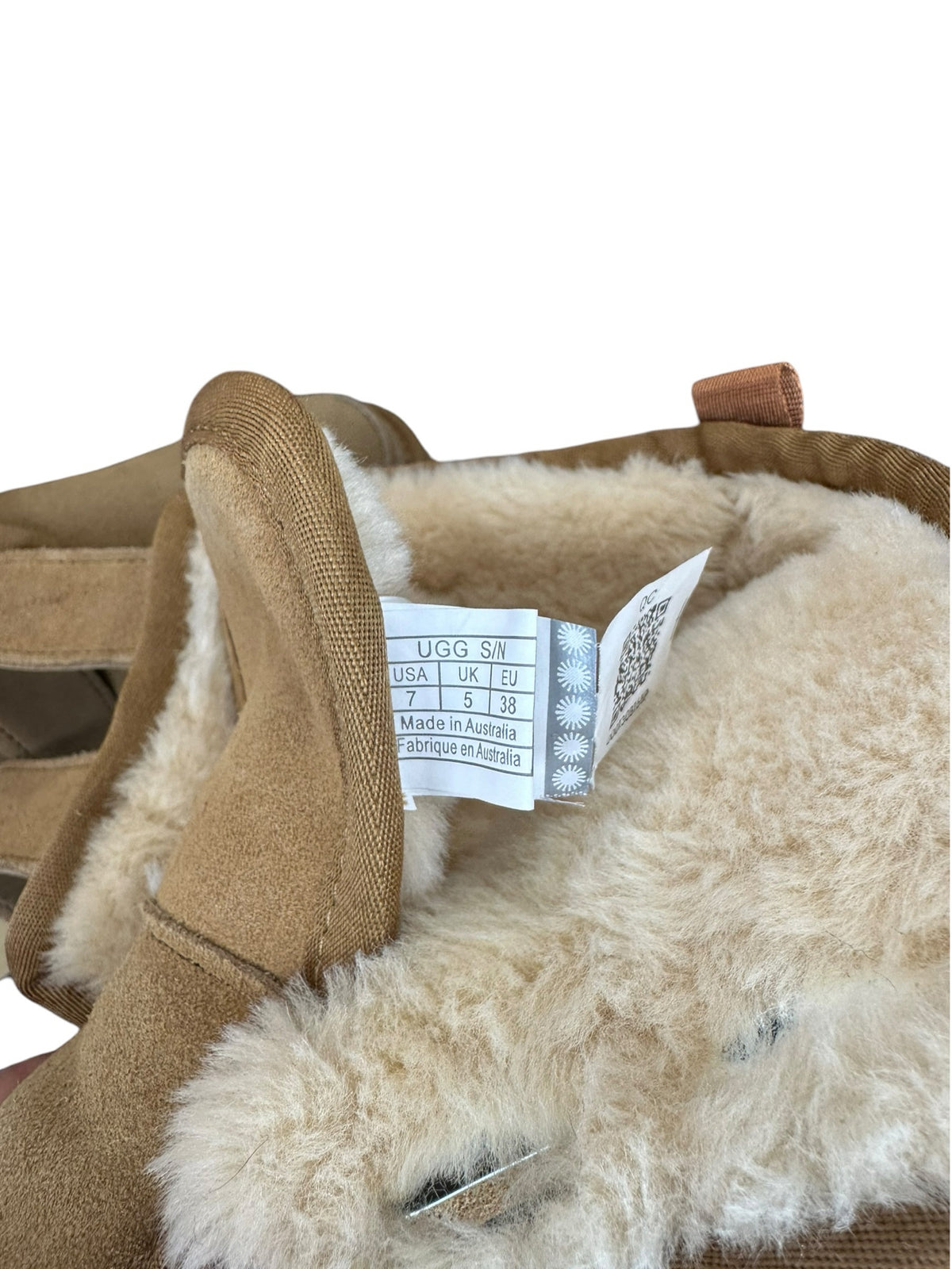 UGG Tan Neumel Platform Suede Booties Size 7