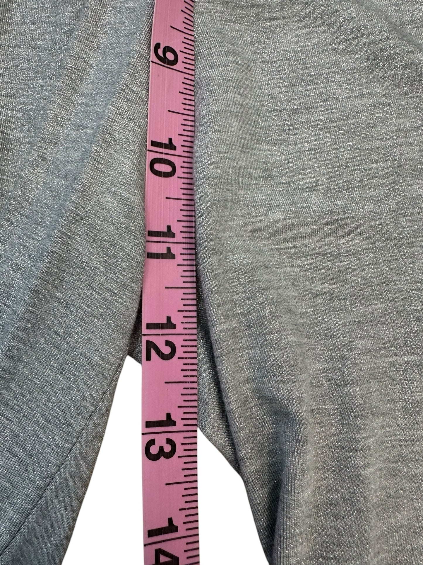 Majestic Filatures Silver Metallic Sweat Pants  Size 3