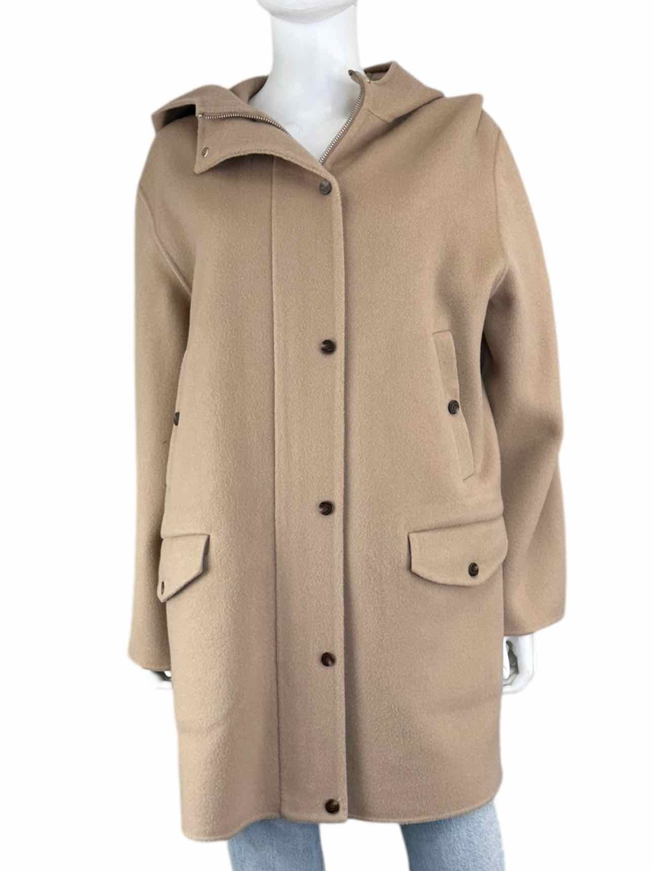 NWT Theory Tan Cashmere Parka Size L