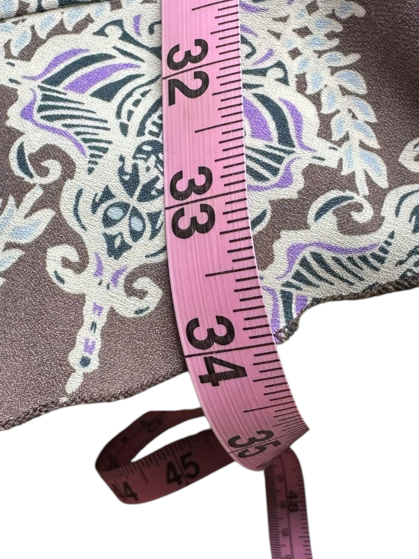 Free People Brown Paisley Mini Dress Size M