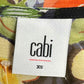 cabi Navy Floral Button-Down Size XS