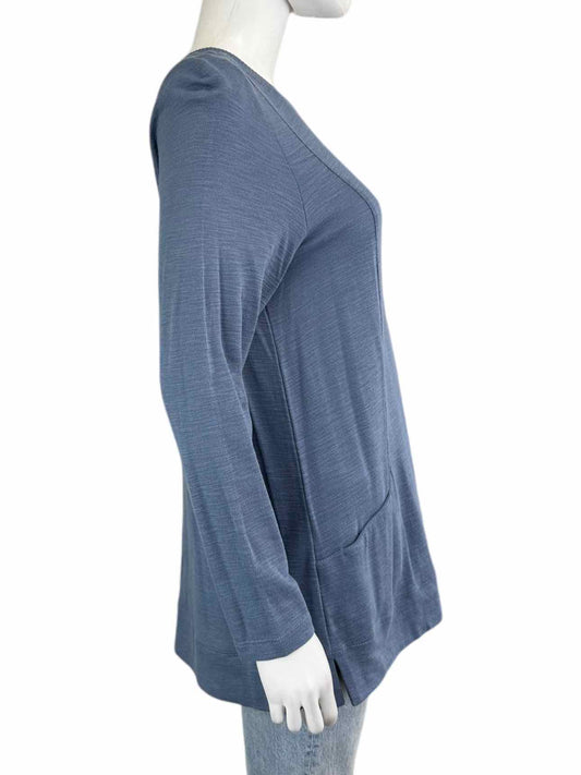 NWT J. Jill Blue Knit Top Size MP