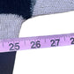 SKULL CASHMERE Striped Skull Graphic Turtleneck Sweater Size XS