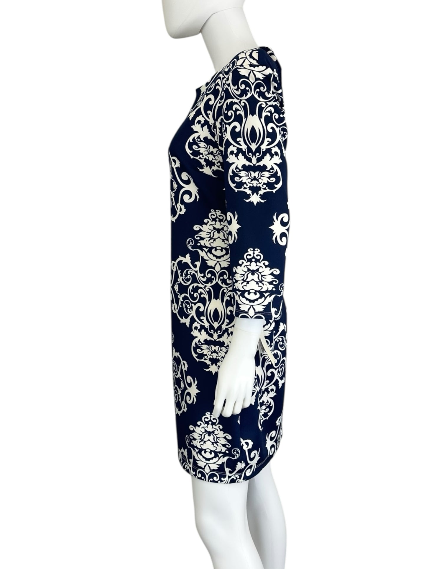 B. Darlin NWT Navy Paisley Shift Dress Size XL