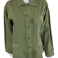 Current Elliott Green Richland Linen Jumpsuit Size 2