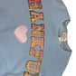 JUDITH MARCH Blue Thankful Sweat Shirt Size S