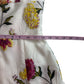 AMANDA UPRICHARD NWT Ivory Floral Strapless Midi Dress Size XS
