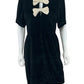heartloom NWT Black Velvet Davila Cocktail Dress Size S