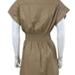 KARINA GRIMALDI Tan Leather Dress Size S