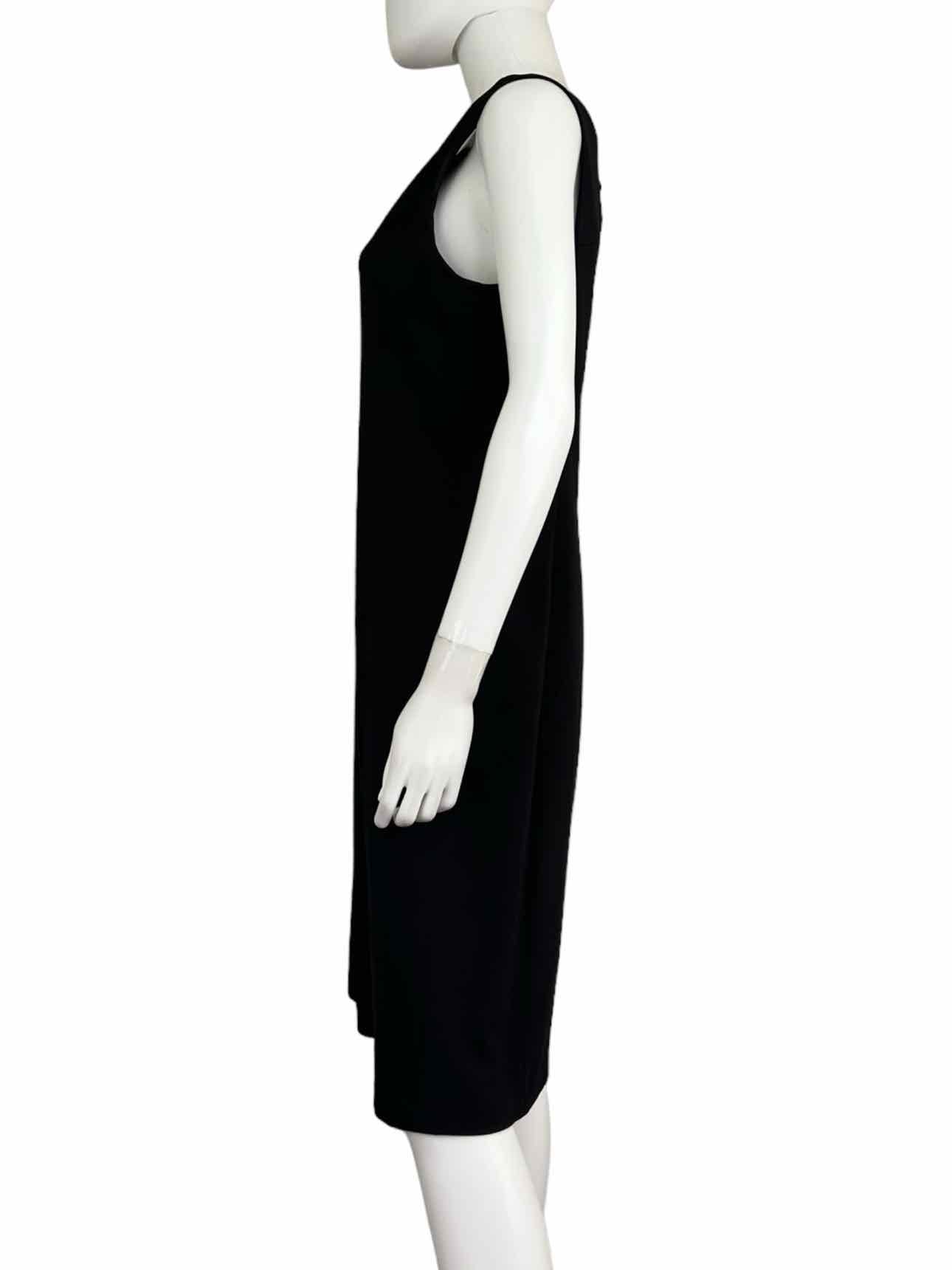 EILEEN FISHER Black Knit Sleeveless Dress Size S