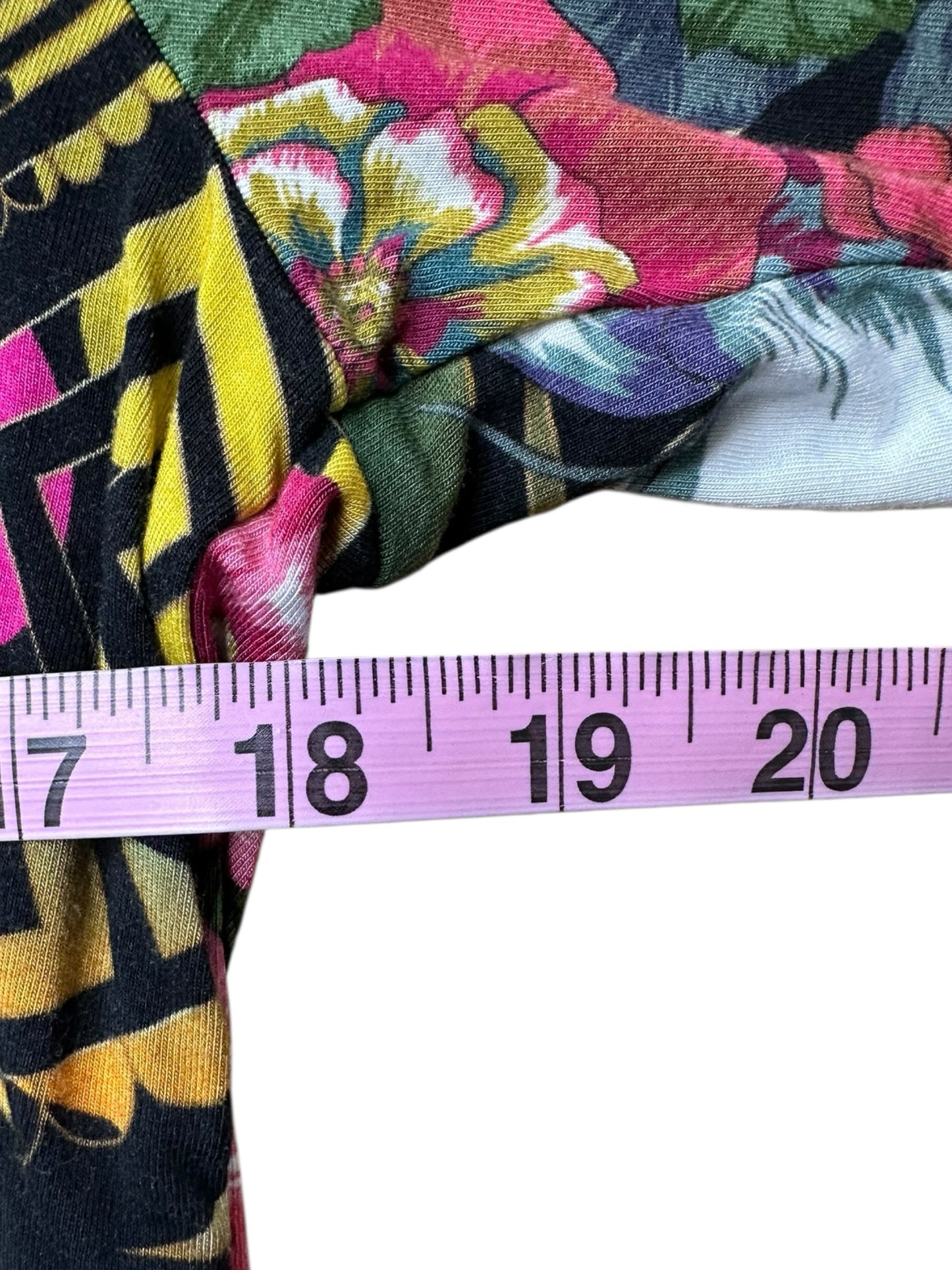 Johnny Was Floral Print Knit Top Size M