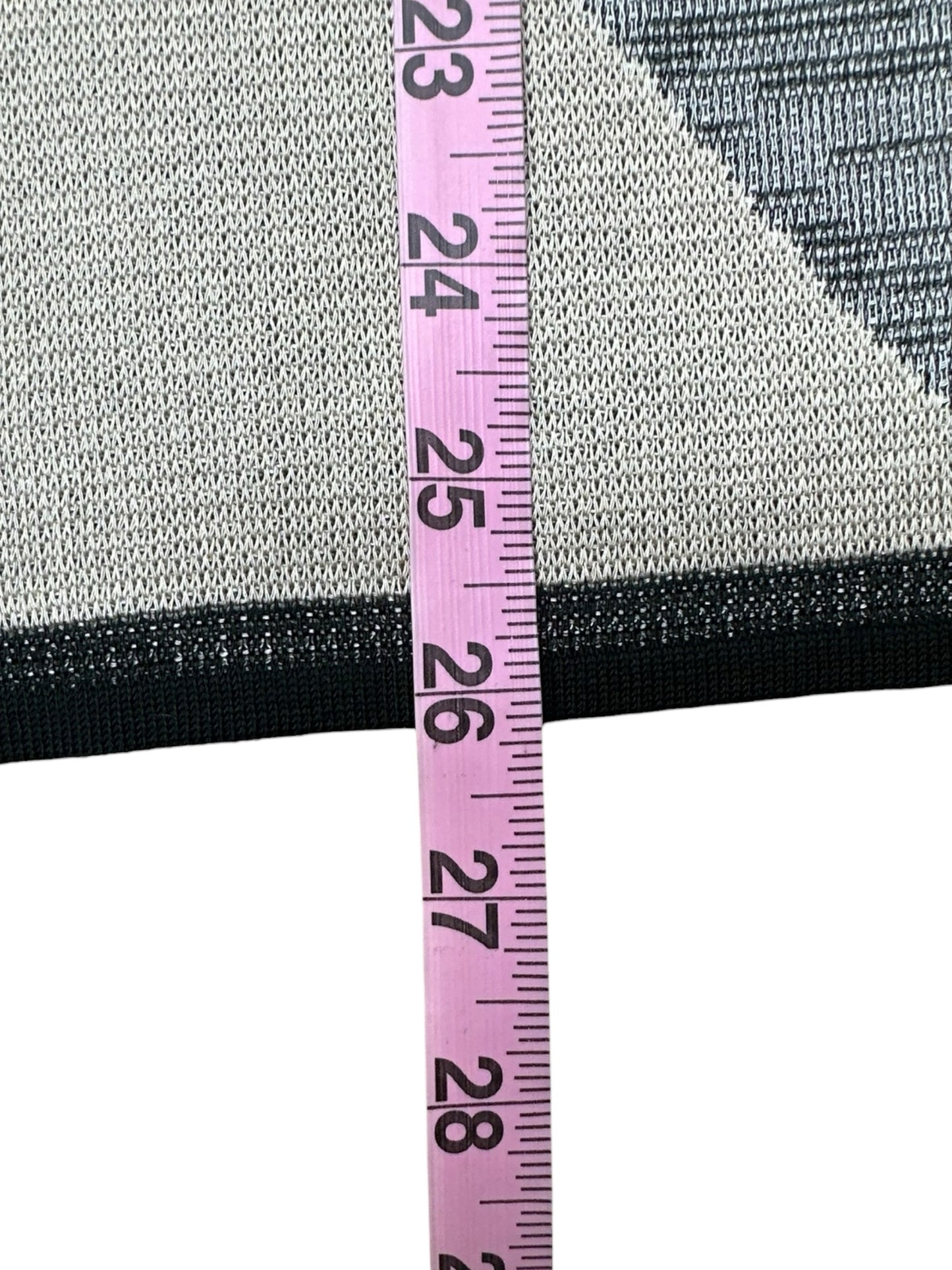 MING WANG Geometric Pattern Sweater Knit Cardigan Jacket Size S