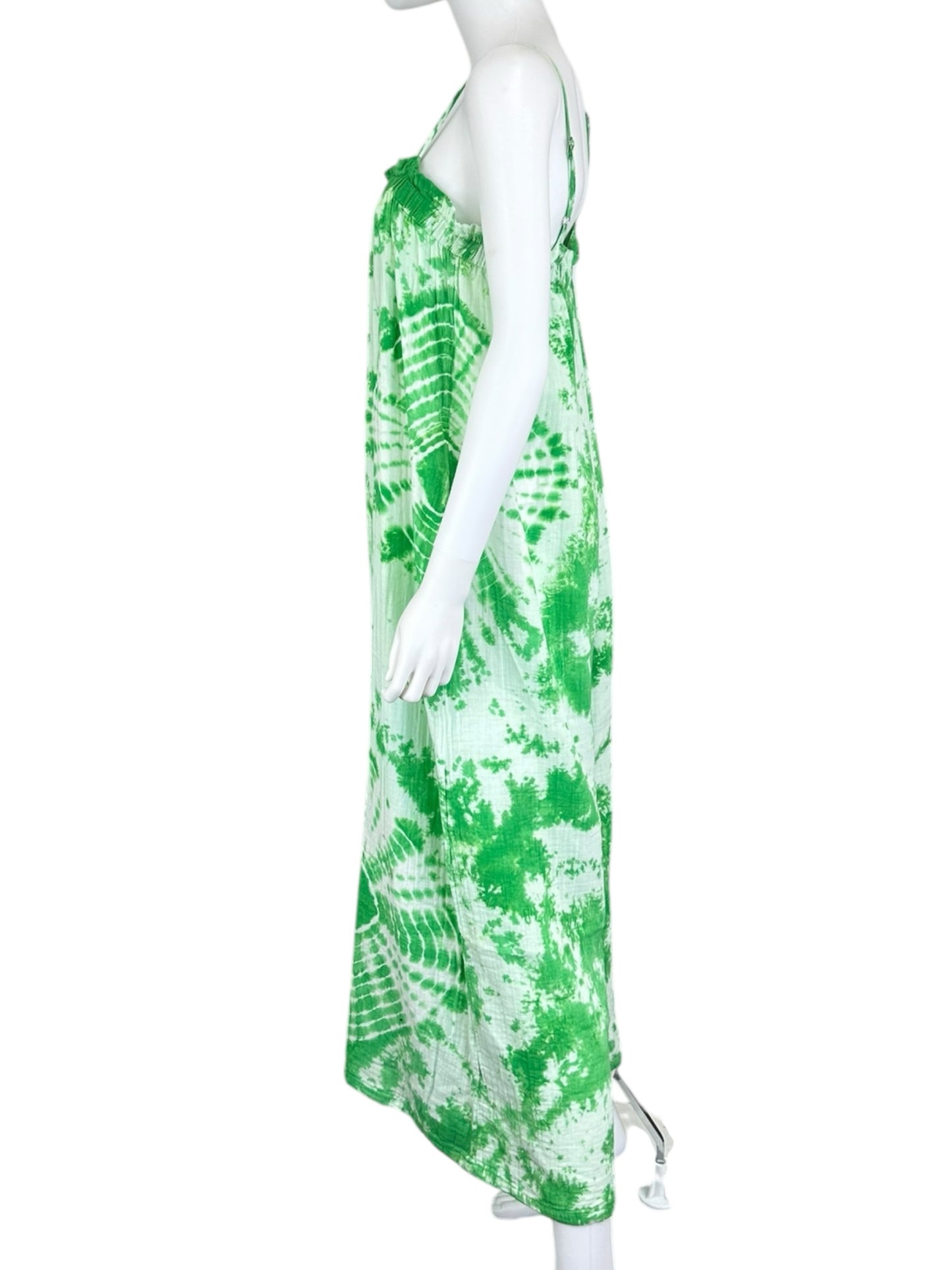 stark Green Tie-Dye Pants Jumpsuit Size M