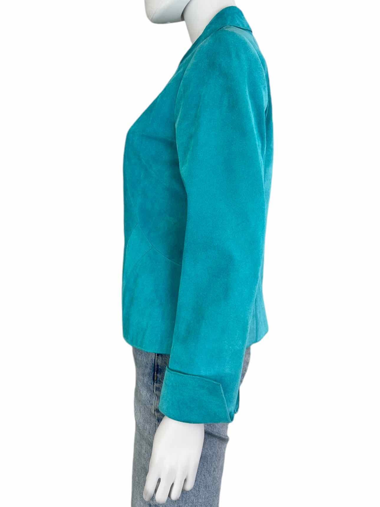 CARLISLE 100% Suede Aqua Jacket Size 6