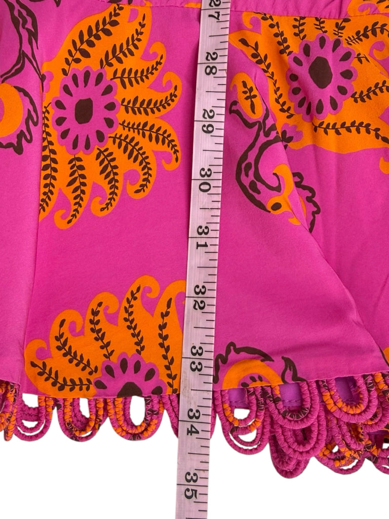 RHODE NWT Hot Pink Paisley Mini Workwear Dress Size 4