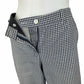 MICHAEL KORS Blue Gingham Check Pants Size 6