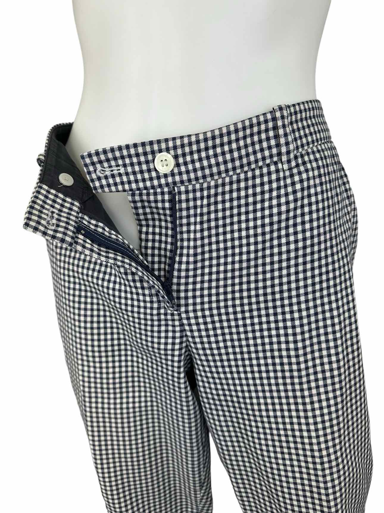 MICHAEL KORS Blue Gingham Check Pants Size 6