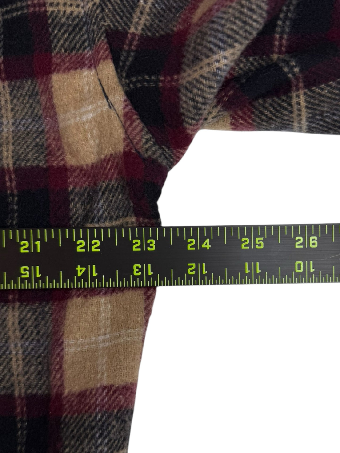 Velvet BY GRAHAM & SPENCER Norah Plaid Shacket Size XS