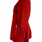 LAFAYETTE 148 Red Ruffle Zip Jacket NEW YORK Size L