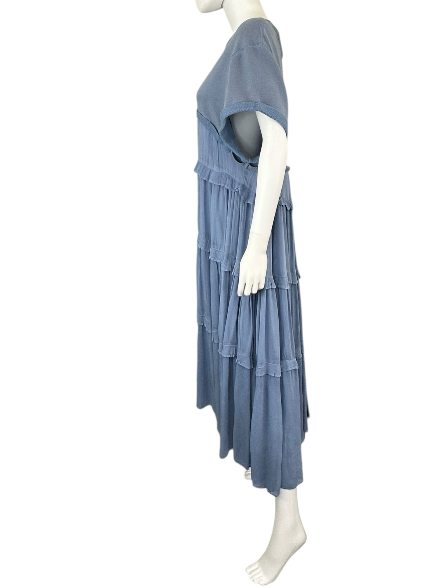 Free People Blue Stacy Maxi Dress Size XS