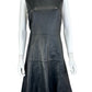 ANTONIO MELANI Black Leather Workwear Dress Size 14