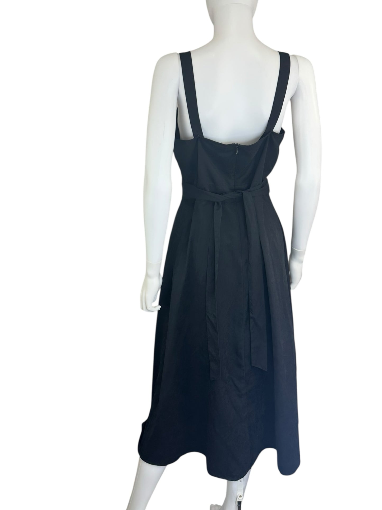 Sadie & Sage NWT Black Midi Dress Size L