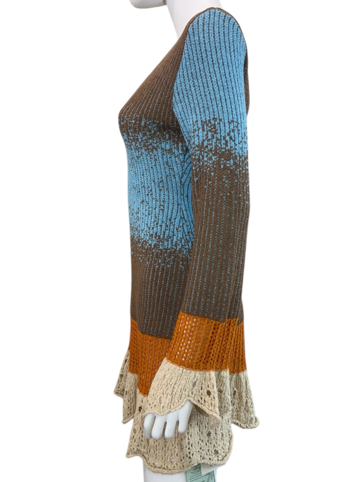 YOHERS NWT Textured Harmony Linen Blend Sweater Dress Size M