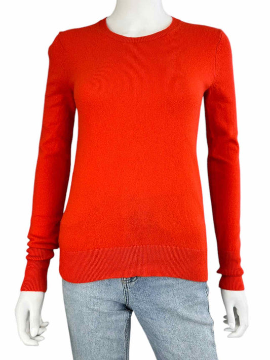 Everlane 100% Cashmere Orange Sweater Size XS