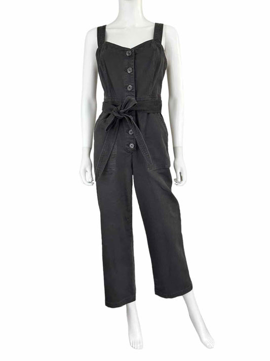 La Vie Charcoal Denim Jumpsuit Size S Tall