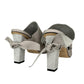 dusica dusica sacks Taupe Leather Sandal Pumps Size 37.5