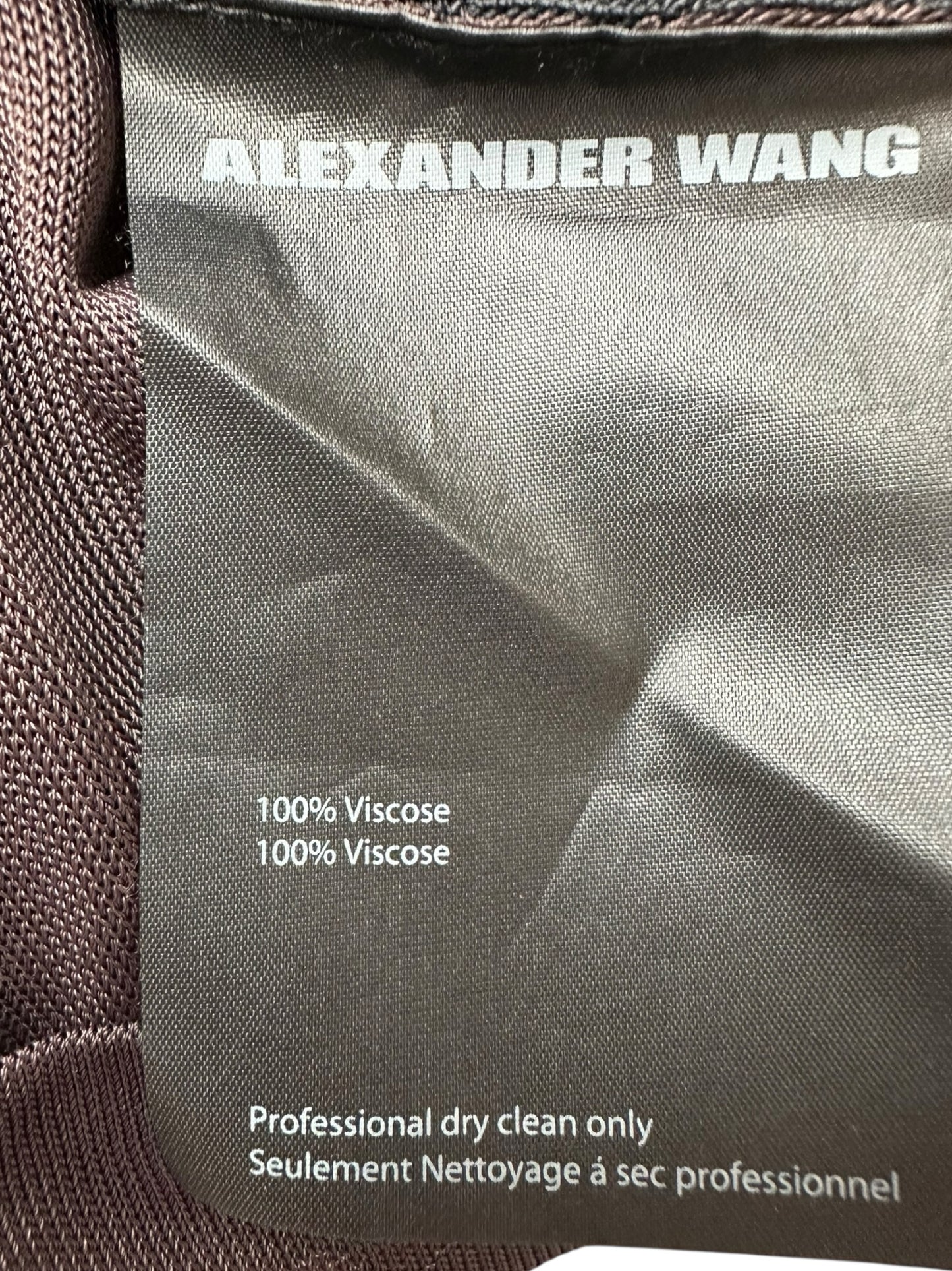 Alexander Wang Black Mesh Blouse Size L Blouse