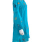 Johnny Was Aqua Embroidered Ocean Life Tunic Dress Size S