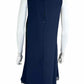 VINCE CAMUTO Embellished Blue Cocktail Dress Size 8