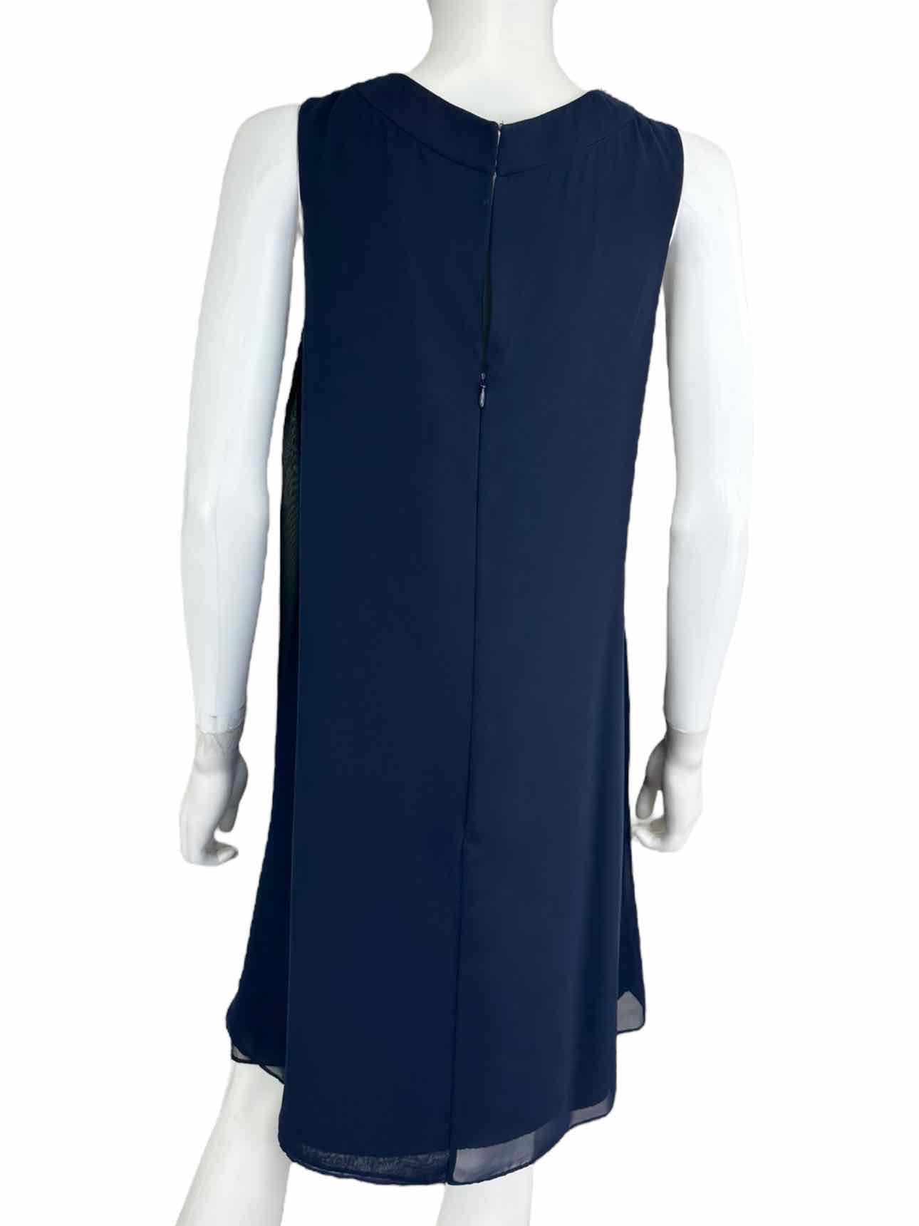 VINCE CAMUTO Embellished Blue Cocktail Dress Size 8