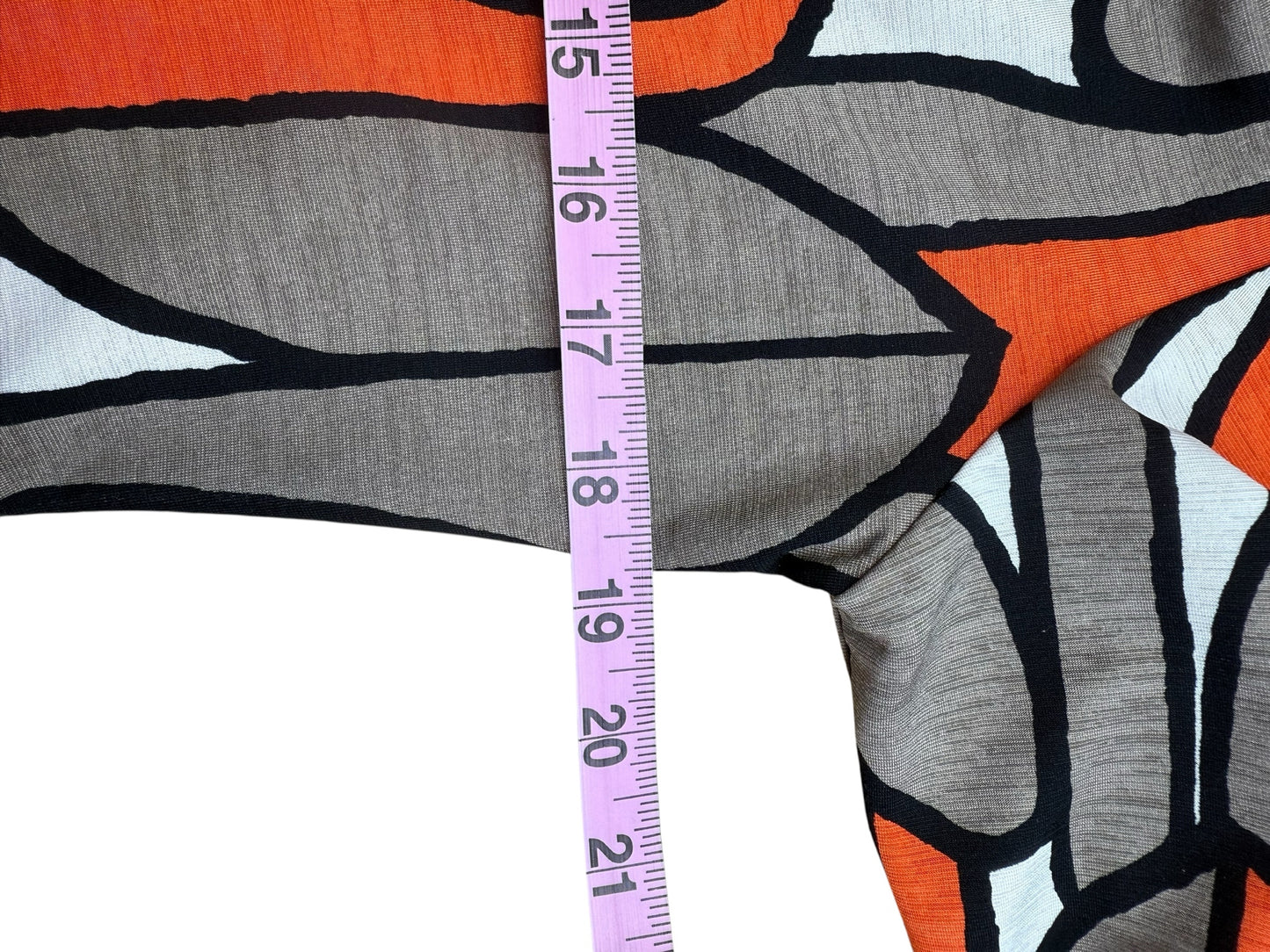 Joseph Ribkoff Orange Abstract Knit Jacket Size M