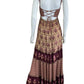 Spell & the Gypsy Cream and Purple Casual Dress Size XS