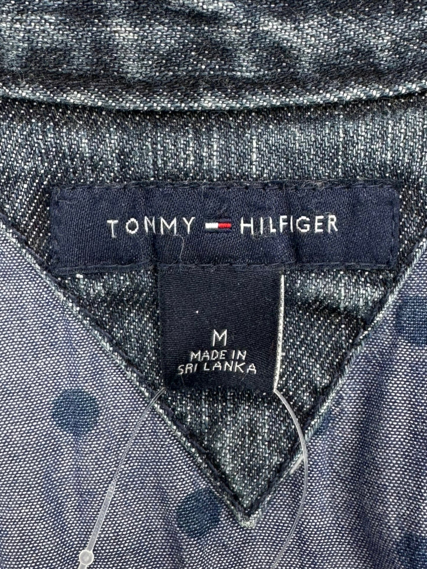 Tommy Hilfiger Blue Ruffle Denim Jacket Size M