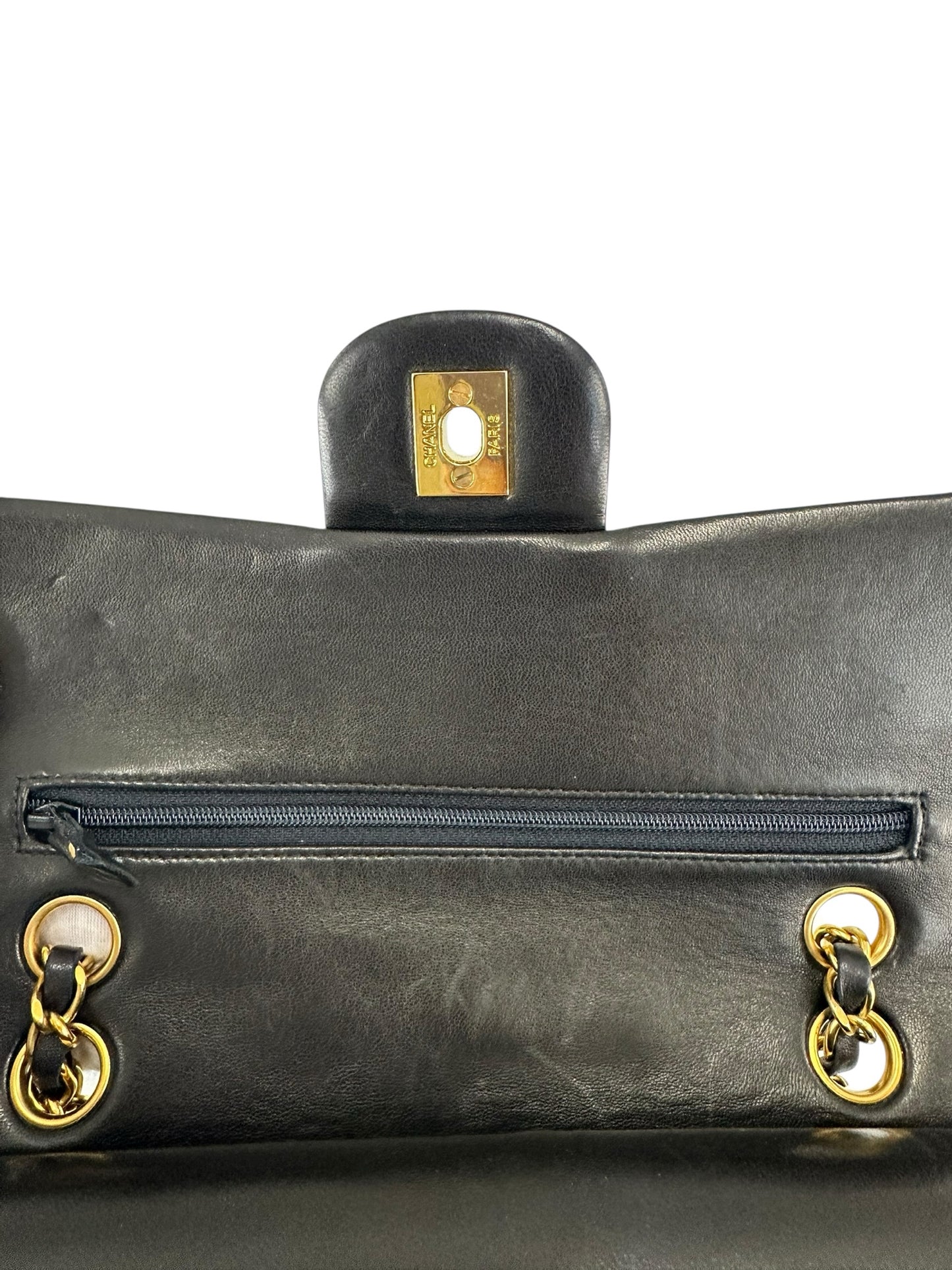 CHANEL vintage Black Medium Classic Designer Handbag