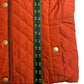 Talbots Orange Quilted Puffer Vest Size LP
