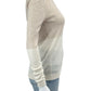 one grey day Tan and Cream Blocked Sweater NWT Size S