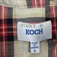 KOCH Plaid Red Size S Button-Down Shirt