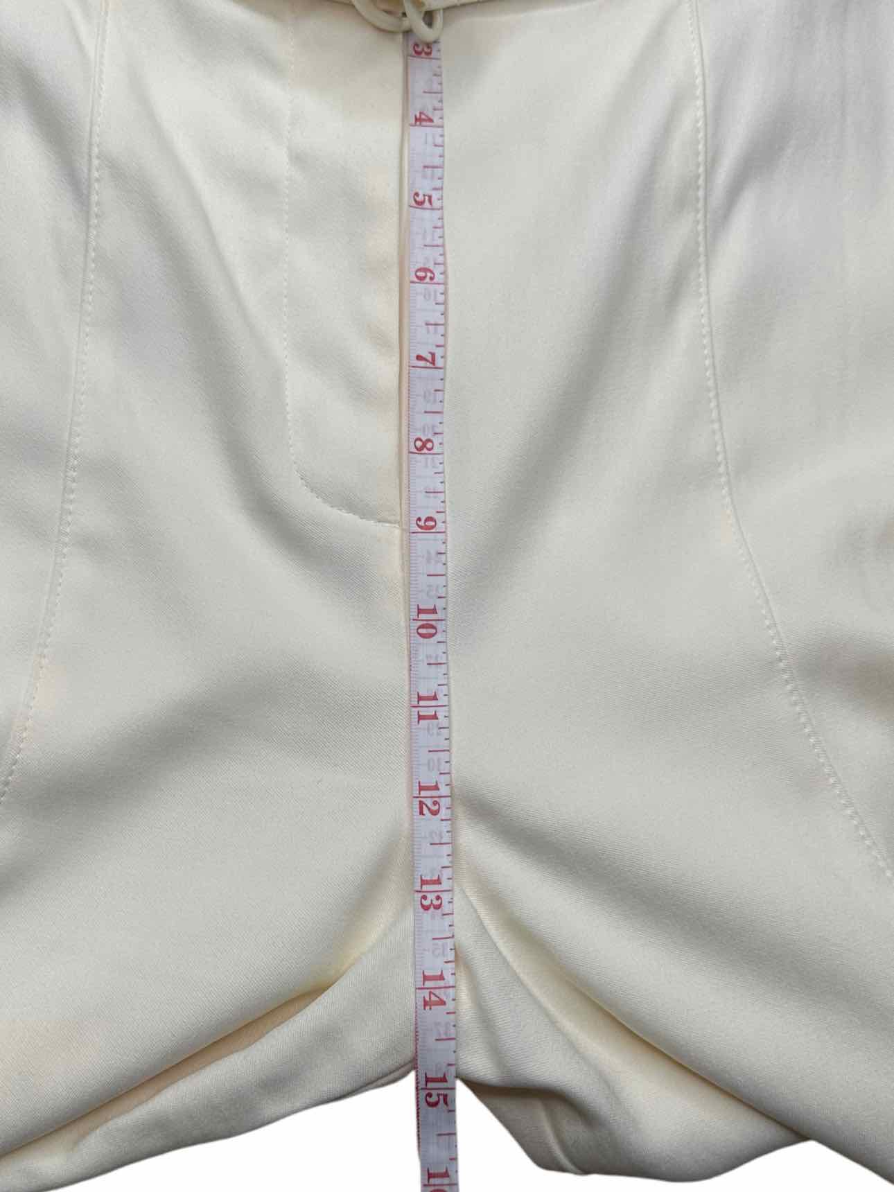 REISS Cream Cargo Belted Trouser Pants Size 10