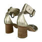 PAIGE Gold Strappy Sandals Size 9