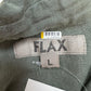Flax Green 100% Linen Midi Dress Size L