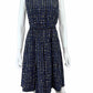 Kate Spade Blue Silk Print Dress Size 2