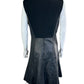 ANTONIO MELANI Black Leather Workwear Dress Size 14