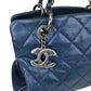 CHANEL Blue Caviar Leather Shopping Tote